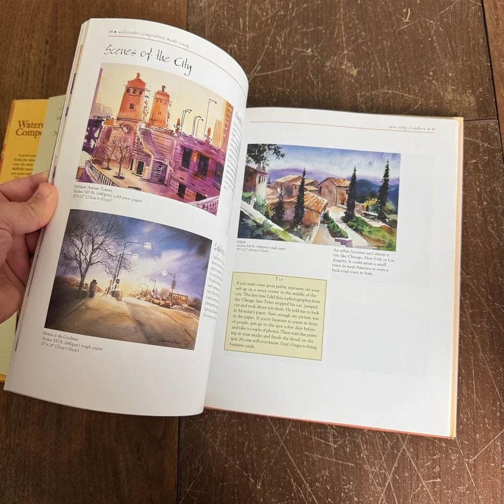 Watercolor Composition Made Easy hardback book‎ David R. Becker 1999